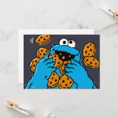 Cookie Monster Eating All the Cookies カード (正面/裏面インサイチュ)