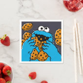 Cookie Monster Eating All the Cookies スタンダードカクテルナプキン (インサイチュ)
