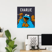 Cookie Monster Eating All the Cookies ポスター (ホームオフィス)