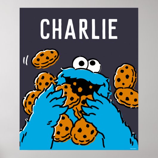 Cookie Monster Eating All the Cookies ポスター (正面)
