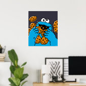 Cookie Monster Eating All the Cookies ポスター (ホームオフィス)