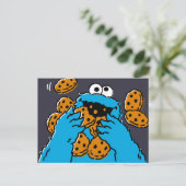 Cookie Monster Eating All the Cookies ポストカード (スタンド正面)