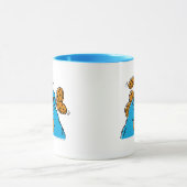 Cookie Monster Eating All the Cookies マグカップ (中央)