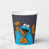 Cookie Monster Eating All the Cookies 紙コップ (裏面)
