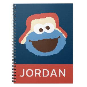 Cookie Monster Forest Face   名前を追加 ノートブック