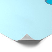 Cookie Monster Heart Balloon ポスター (角)