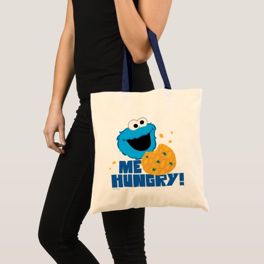 Cookie Monster | Me Hungry! トートバッグ (正面(商品))