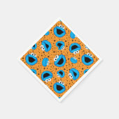 Cookie Monster on Cookie Pattern スタンダードカクテルナプキン (角)
