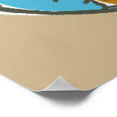 Cookie Monster Retro ポスター (角)