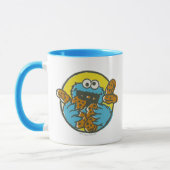 Cookie Monster Retro マグカップ (左)