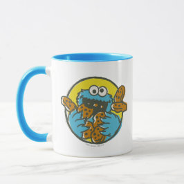 Cookie Monster Retro マグカップ