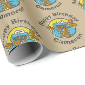 Cookie Monster Retro ラッピングペーパー (ロールコーナー)