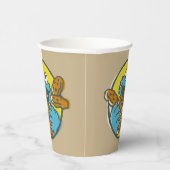 Cookie Monster Retro 紙コップ (右)