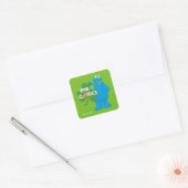Cookie Monster | Shamrock Love スクエアシール (封筒)