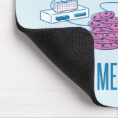 Cookie Monster | Sorry, Me Have Plans マウスパッド (コーナー)