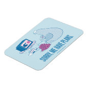 Cookie Monster | Sorry, Me Have Plans マグネット (左側)