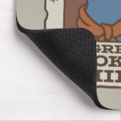 Cookie Monster | Wanted Poster マウスパッド (コーナー)