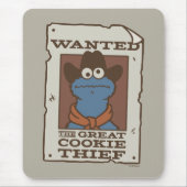 Cookie Monster | Wanted Poster マウスパッド (正面)