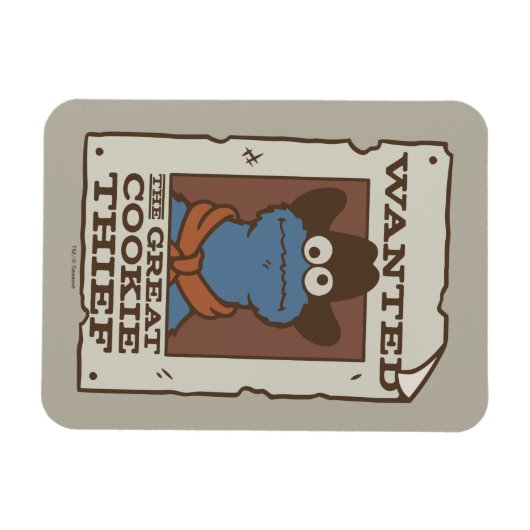 Cookie Monster | Wanted Poster マグネット (横)