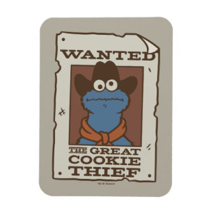 Cookie Monster Wanted Poster マグネット