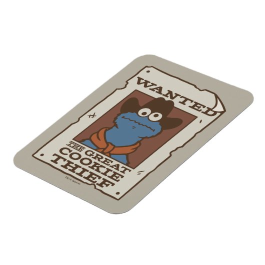 Cookie Monster | Wanted Poster マグネット (左側)