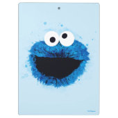 Cookie Monster | Watercolor Trend Clipboard クリップボード (裏面)