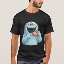 Cookie Monster | Watercolor Trend Tri-Blend Shirt Tシャツ