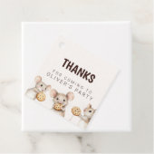 Cookie & Mouseパーティーありがとうメッセージカード フェイバータグ (インサイチュ)