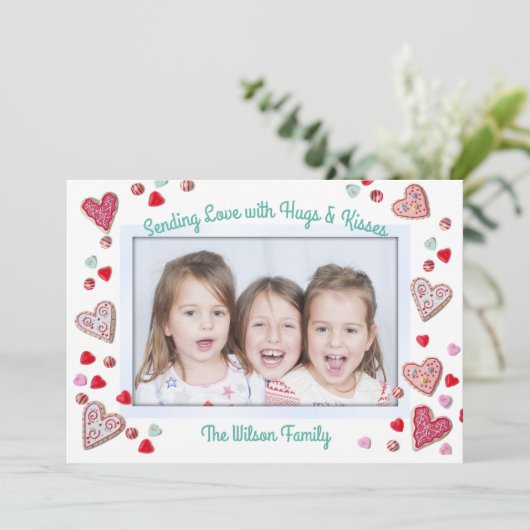 Cookie nキャンディハグスnキスバレンタインデイカード シーズンカード (スタンド正面)