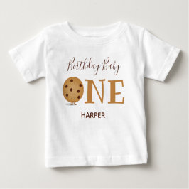 Cookie One 1st最初の誕生日 ベビーTシャツ