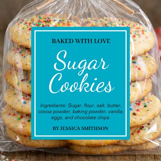 Cookie (or any wording) Homemade label CK006wn ワインラベル