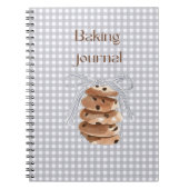 Cookie Recipe Notebook for Home Bakers. ノートブック (正面)