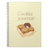 Cookie Recipe Notebook for Organizing Homemade ノートブック (正面)