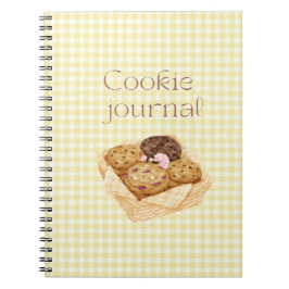 Cookie Recipe Notebook for Organizing Homemade ノートブック