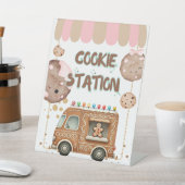 Cookie Station Food Sign Tabletop Padestal 台座サイン (インサイチュ)