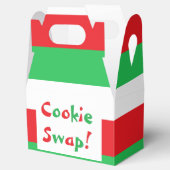 「Cookie Swap」ボックス フェイバーボックス (オープン)