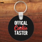 Cookie Taster Cookie Christmas Matching Couple キーホルダー (正面)