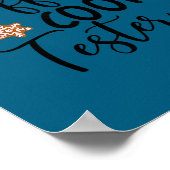 Cookie Tester &amp; Cookie Baker Funny Christmas C ポスター (角)