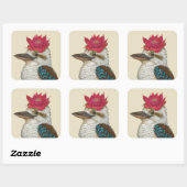 Cookie the Kookaburra stickers スクエアシール (シート)