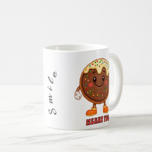 Cookie-Themed Ceramic Mug コーヒーマグカップ (正面右)