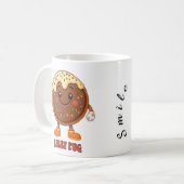 Cookie-Themed Ceramic Mug コーヒーマグカップ (正面左)