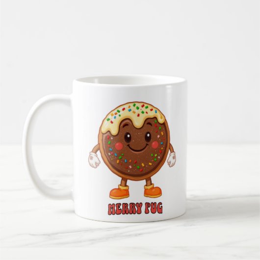 Cookie-Themed Ceramic Mug コーヒーマグカップ (左)