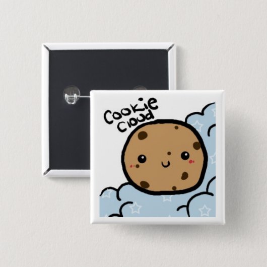 CookieCloud Pin 缶バッジ (正面&裏面)