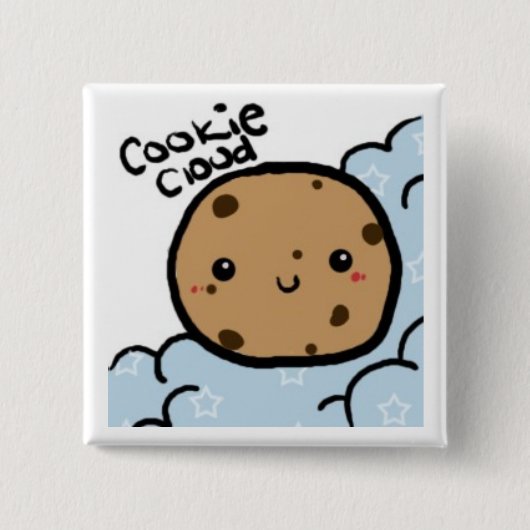 CookieCloud Pin 缶バッジ (正面)