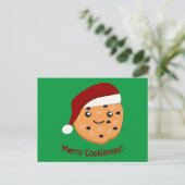 Cookiemasメリークリスマスクッキー シーズンポストカード (スタンド正面)