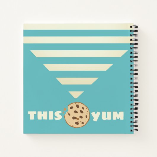 CookiesベーキングパーソナライズされたのCookbookレシピ ノートブック (裏面)