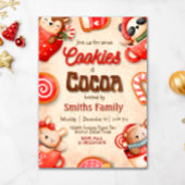 Cookies and Cocoa - ホリデーパーティー 招待状