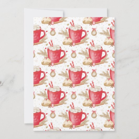 Cookies and Cocoa 2nd Birthday Invitation 招待状 (裏面)