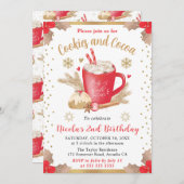 Cookies and Cocoa 2nd Birthday Invitation 招待状 (正面/裏面)