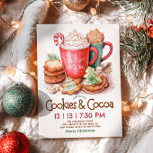 Cookies and Cocoa Christmas 招待状